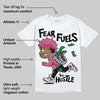Gel-1130 "Pink Glo/Black" DopeSkill T-Shirt Fear Fuels The Hustle Graphic