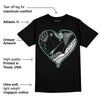 Green Glow 3s DopeSkill T-Shirt Heart Jordan 3 Graphic