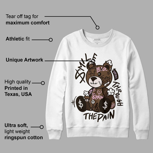 Neapolitan 11s DopeSkill Sweatshirt Smile Through The Pain Graphic