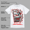 Cherry 11s DopeSkill T-Shirt Paid In Full Graphic