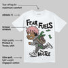 Harris Tweed x Black/Phantom Dunk DopeSkill T-Shirt Fear Fuels The Hustle Graphic