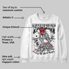 White Cement 4s DopeSkill Sweatshirt Threat Graphic