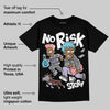 Harris Tweed x Denim Turquoise Dunk DopeSkill T-Shirt No Risk No Story Graphic