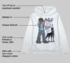 University Blue Collection DopeSkill Hoodie Sweatshirt My Grind Won't Let Me Lose Graphic