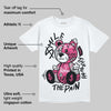 Gel-1130 "Pink Glo/Black" DopeSkill T-Shirt Smile Through The Pain Graphic