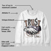 Harris Tweed x Sesame/Violet Mist Dunk DopeSkill Sweatshirt Trust No One Graphic