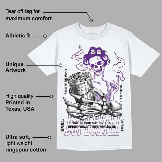 Field Purple 12s DopeSkill T-Shirt Show Me The Money Graphic