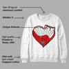 Cherry 12s DopeSkill Sweatshirt Heart AJ 12 Graphic