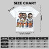Orange Black White DopeSkill Oversize Print T-Shirt First Sunday Graphic