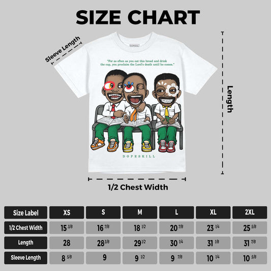 Lucky Green 5s DopeSkill Oversize Print T-Shirt First Sunday Graphic