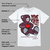 Burgundy 5s DopeSkill T-Shirt Love Kills Graphic