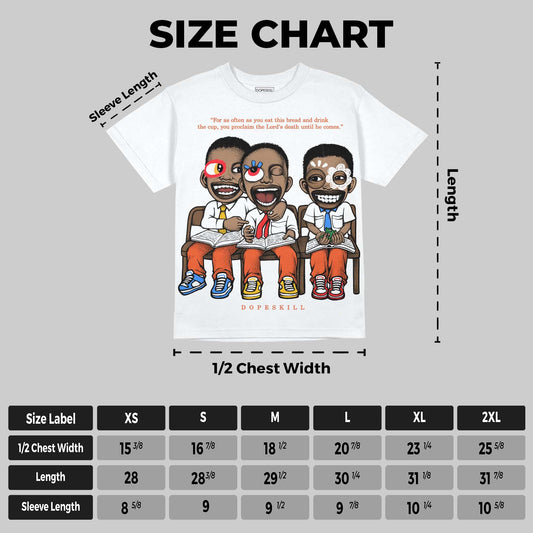 Orange Milk DopeSkill Oversize Print T-Shirt First Sunday Graphic