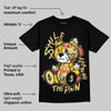 Quai 54 x Tour Yellow Black 1s DopeSkill T-Shirt Smile Through The Pain Graphic