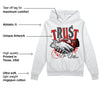 Cherry 11s DopeSkill Hoodie Sweatshirt Trust No One Graphic