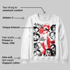 Cherry 11s DopeSkill Sweatshirt Built Different Graphic