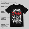 Dunk Panda White Black DopeSkill T-Shirt Mom, I Am A Rich Youth Graphic