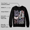 Harris Tweed x Denim Turquoise Dunk DopeSkill Sweatshirt Real Ones Move In Silence Graphic