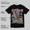 Harris Tweed x Denim Turquoise Dunk DopeSkill T-Shirt Get Rich Graphic