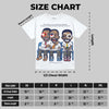 Midnight Navy 3s DopeSkill Oversize Print T-Shirt First Sunday Graphic