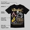 Quai 54 x Tour Yellow Black 1s DopeSkill T-Shirt Broken Bones Graphic