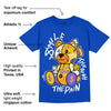 Royal Blue Collection DopeSkill Royal Blue T-shirt Smile Through The Pain Graphic