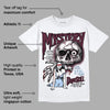 Burgundy 5s DopeSkill T-Shirt Mystery Ghostly Grasp Graphic