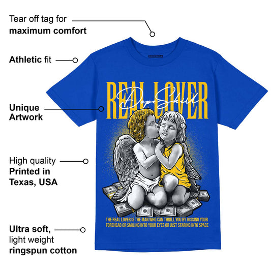 Laney 14s DopeSkill Varsity Royal T-shirt Real Lover Graphic