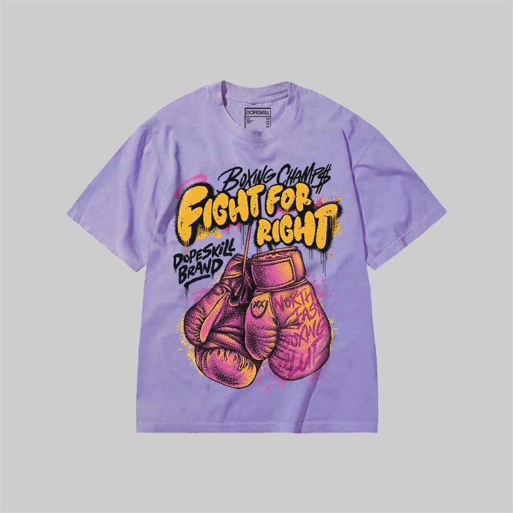 Fight For Right DopeSkill Premium T-shirt Streetwear - violet