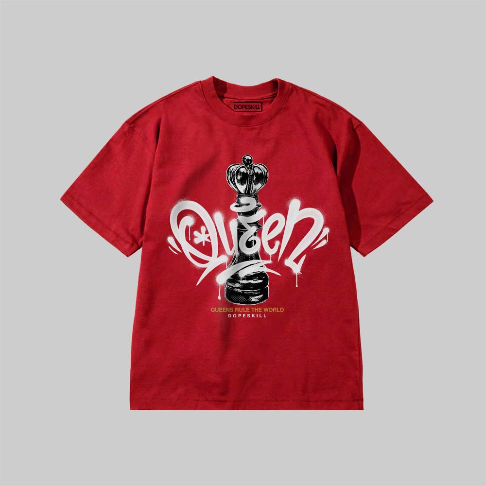 Queen Chess DopeSkill Premium T-shirt Streetwear - Red
