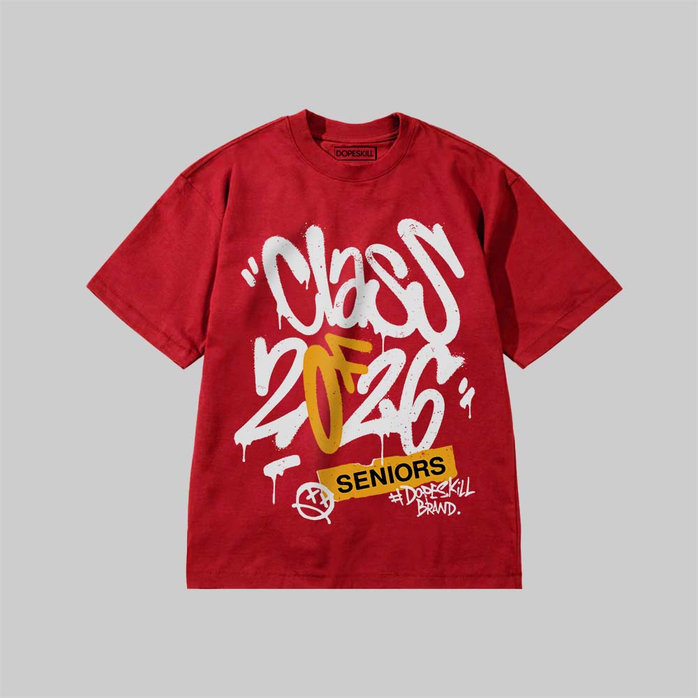 Class of 2026 DopeSkill Premium T-shirt Streetwear - Red