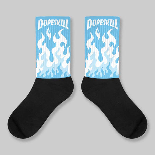 Jordan 11 Retro Legend Blue DopeSkill Sublimated Sock FIRE Graphic Streetwear