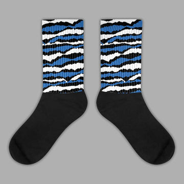 Jordan 11 Low “Space Jam” DopeSkill Sublimated Socks Abstract Tiger Graphic Streetwear