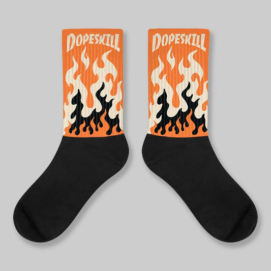 Starfish 3s DopeSkill Sublimated Sock FIRE Graphic