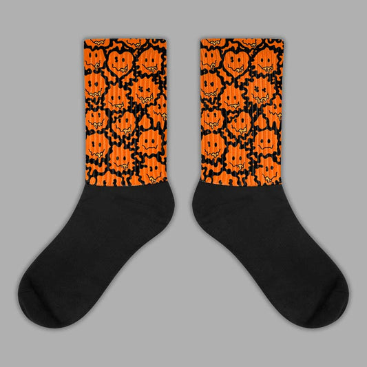 Jordan 12 Retro Brilliant Orange DopeSkill Sublimated Socks Slime Graphic Streetwear