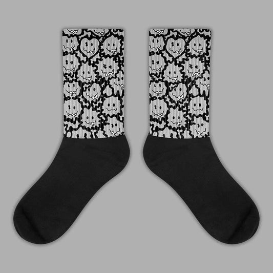 Jordan 1 Low OG “Shadow” DopeSkill Sublimated Socks Slime Graphic Streetwear