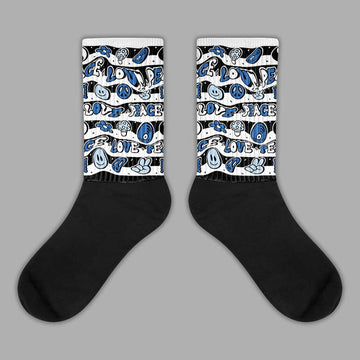 Jordan 11 Low “Space Jam” DopeSkill Sublimated Socks Love Graphic Streetwear