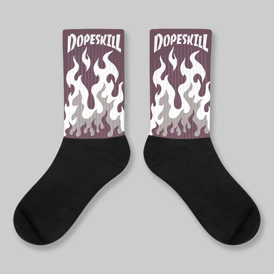 A Ma Maniere x Air 5s DopeSkill Sublimated Sock FIRE Graphic