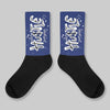 Rare Air Deep Royal Blue 1s DopeSkill Sublimated Sock Hustle Graphic