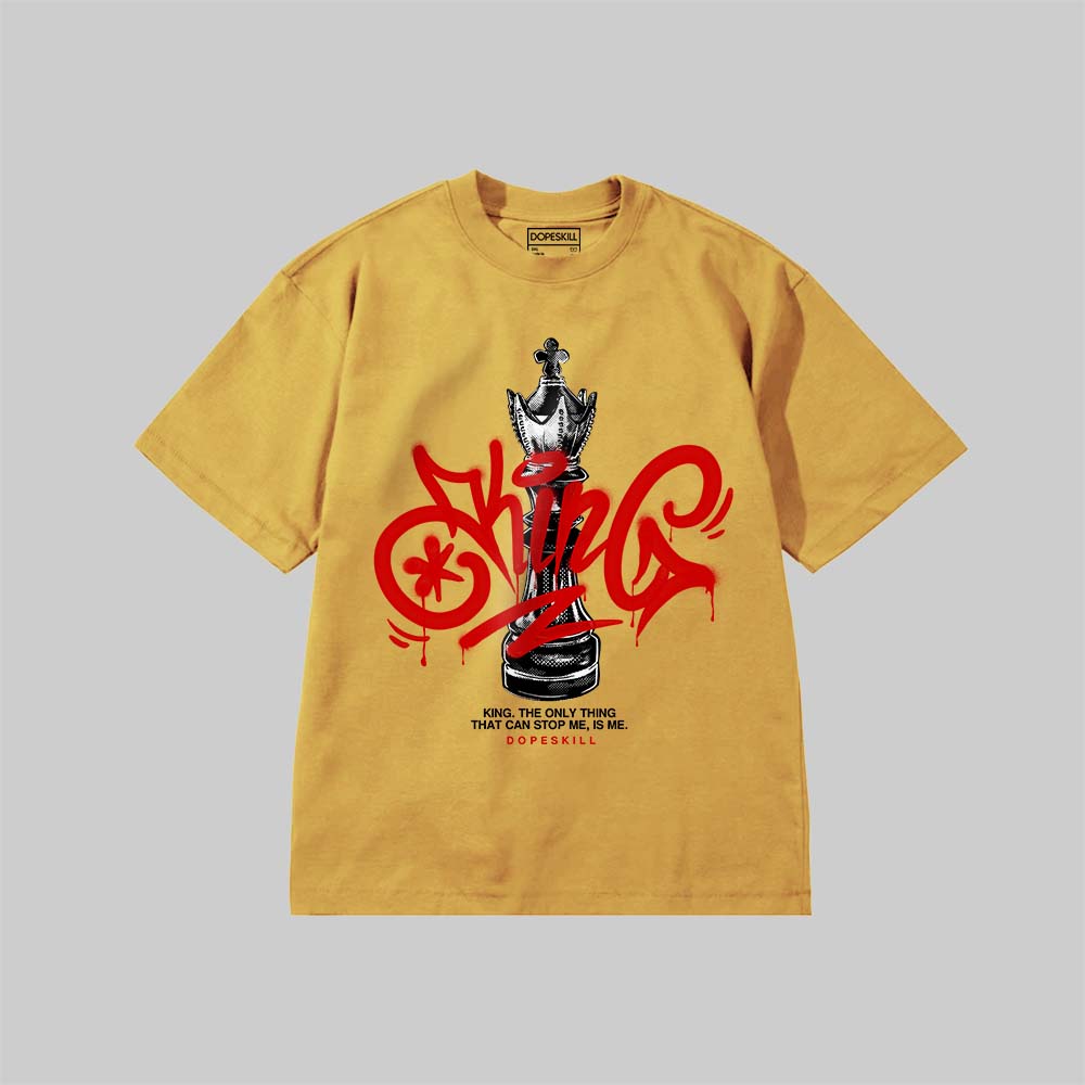 King Chess DopeSkill Premium T-shirt Streetwear - Mustard