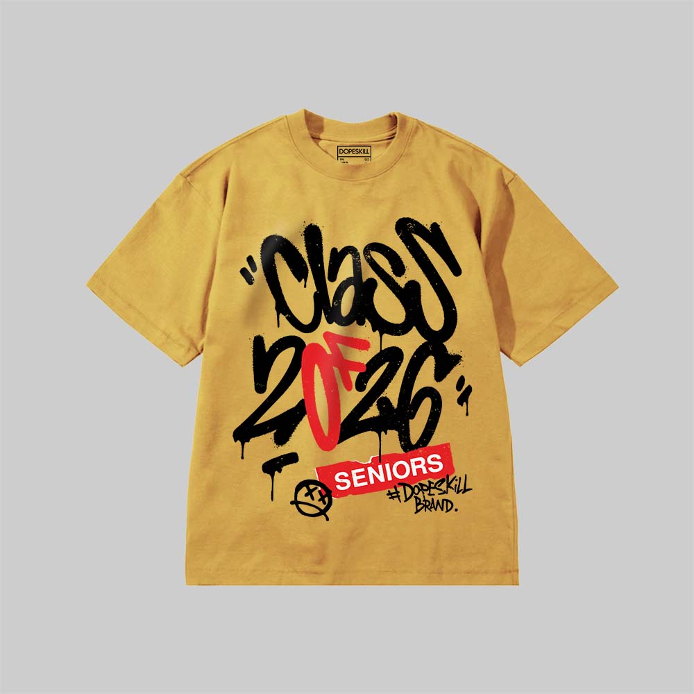 Class of 2026 DopeSkill Premium T-shirt Streetwear - Mustard