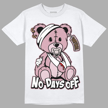 Dunk Low Teddy Bear Pink DopeSkill T-Shirt Hurt Bear Graphic - White