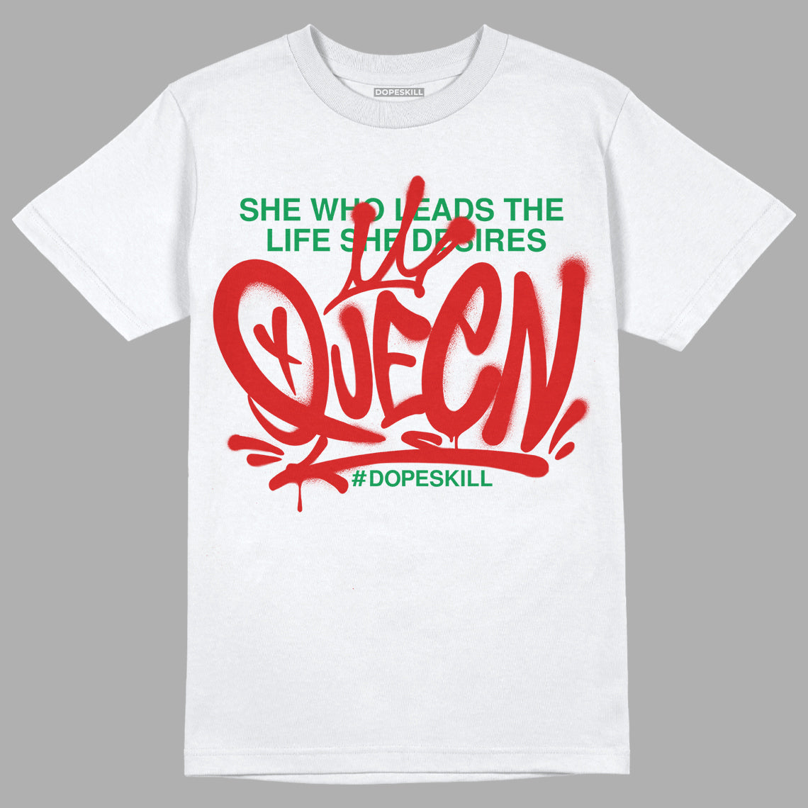 Black History Collection DopeSkill T-Shirt Queen Graphic - White