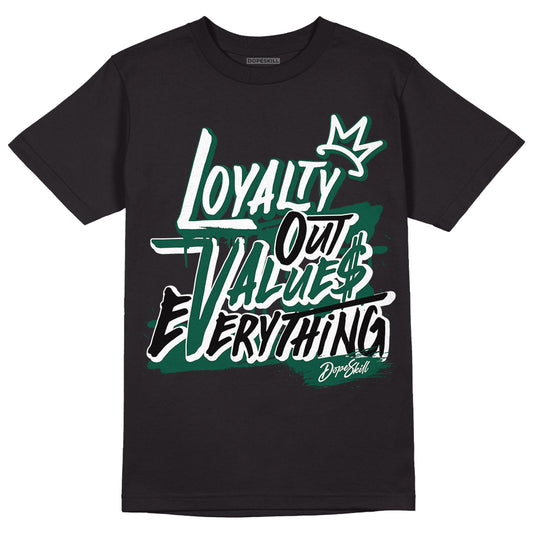 Lottery Pack Malachite Green Dunk Low DopeSkill T-Shirt LOVE Graphic - Black
