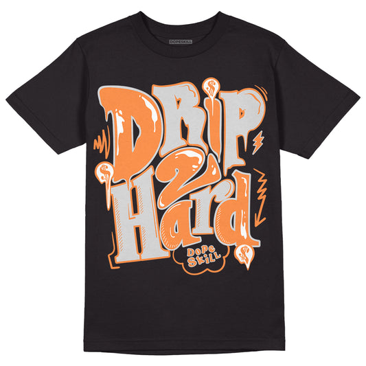 Dunk Low Peach Cream (W) DopeSkill T-Shirt Drip Too Hard Graphic - Black
