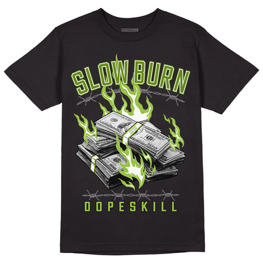 Dunk Low 'Chlorophyll' DopeSkill T-Shirt Slow Burn Graphic - Black 