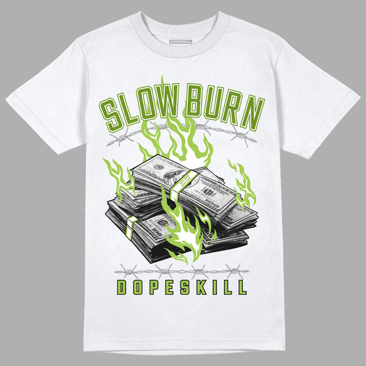 Dunk Low 'Chlorophyll' DopeSkill T-Shirt Slow Burn Graphic - White 