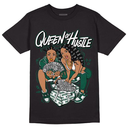 Lottery Pack Malachite Green Dunk Low DopeSkill T-Shirt Queen Of Hustle Graphic - Black