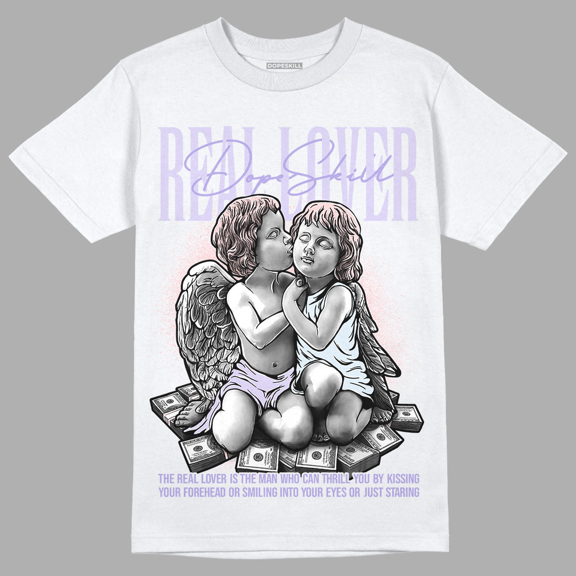 Easter Dunk Low DopeSkill T-Shirt Real Lover Graphic - White