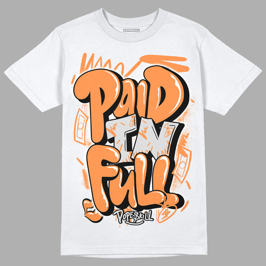 Dunk Low Peach Cream (W) DopeSkill T-Shirt New Paid In Full Graphic - White
