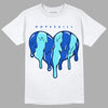 SB Dunk Argon DopeSkill T-Shirt Slime Drip Heart Graphic - White